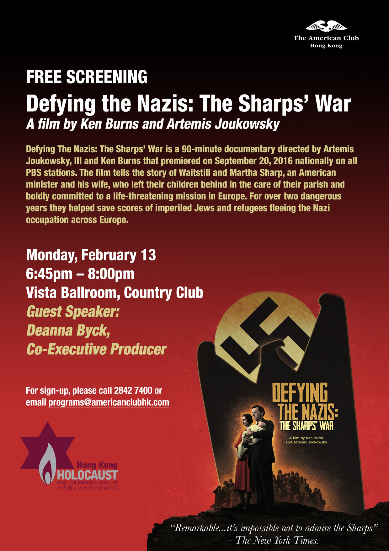 Free Screening - Defying the Nazis: The Sharps' War
